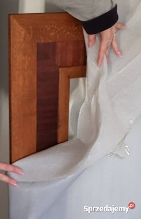 Oryginalne LUSTRO klasyczne drewnoręczna lubelskie