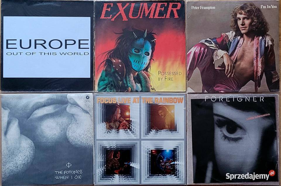 Płyty winylowe na gramofon ROCK lata 6080te XX Warszawa sprzedam