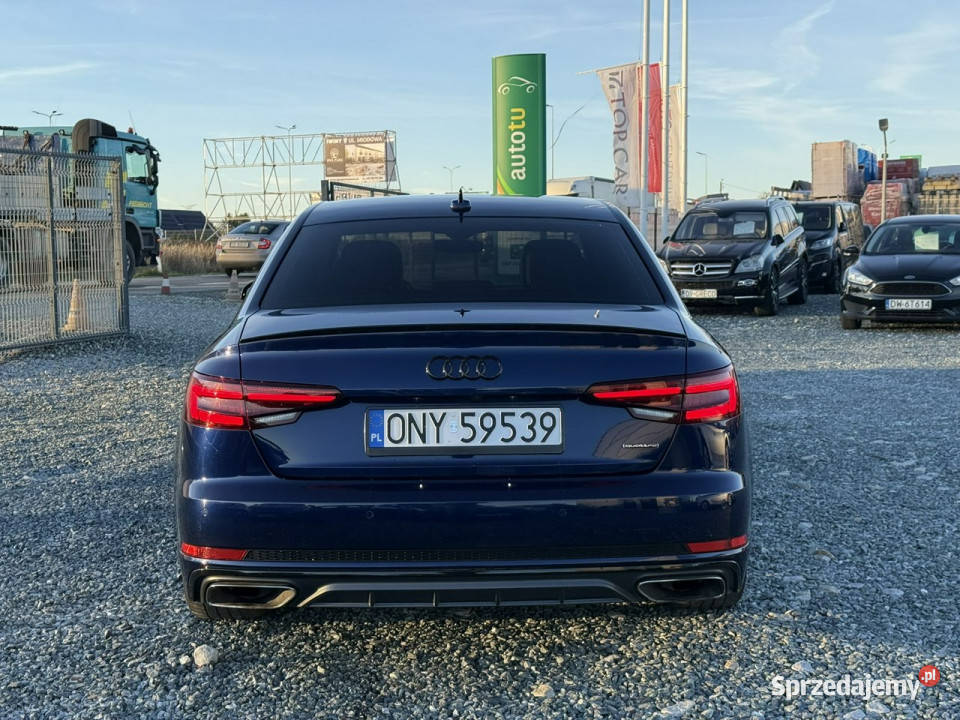 Audi A4 20 16V TFSI 252 4x4 2019r SLine navi centralny zamek Wojkowice