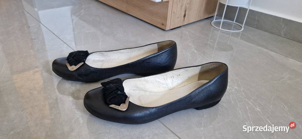 baleriny baleriny skóra naturalna skórkowe r 38 Kraków