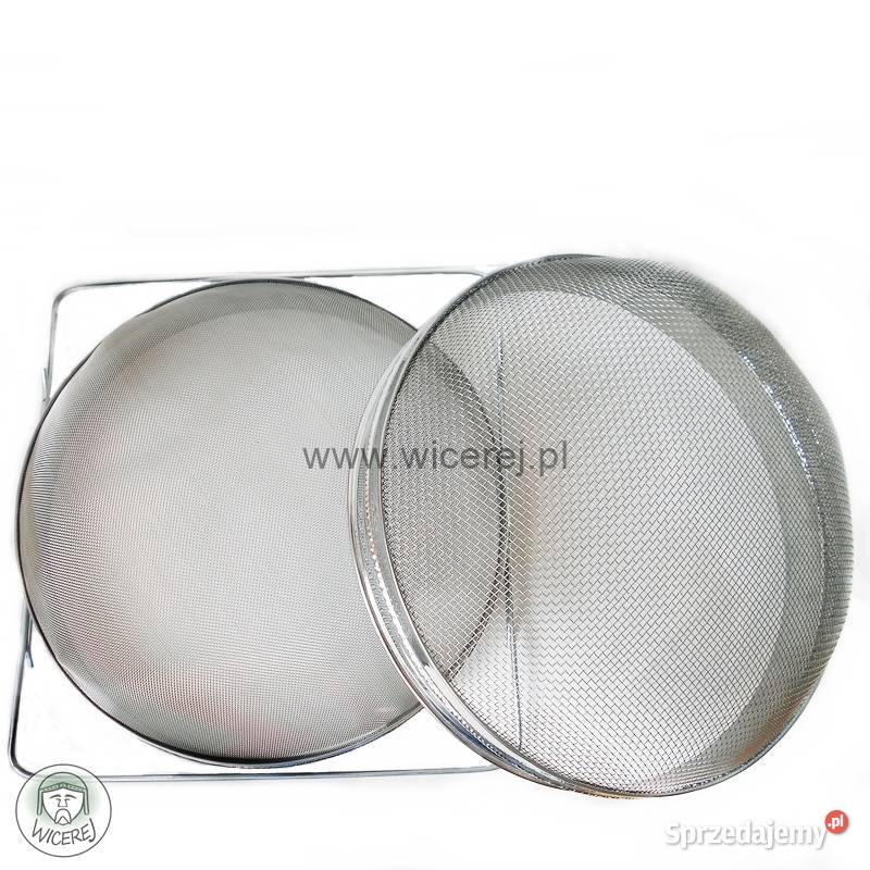 Nierdzewne Sito do Miodu Okrągłe 300mm Podwójne Jaśliska sprzedam