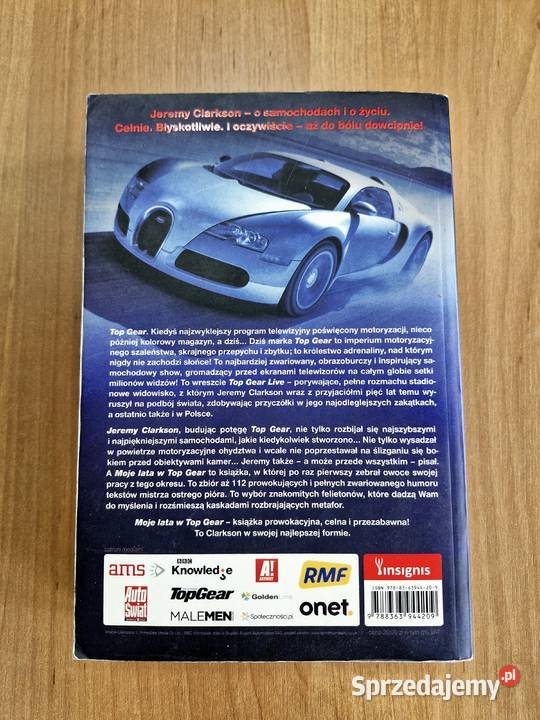 Książka Jeremy Clarkson Moje lata w Top Gear