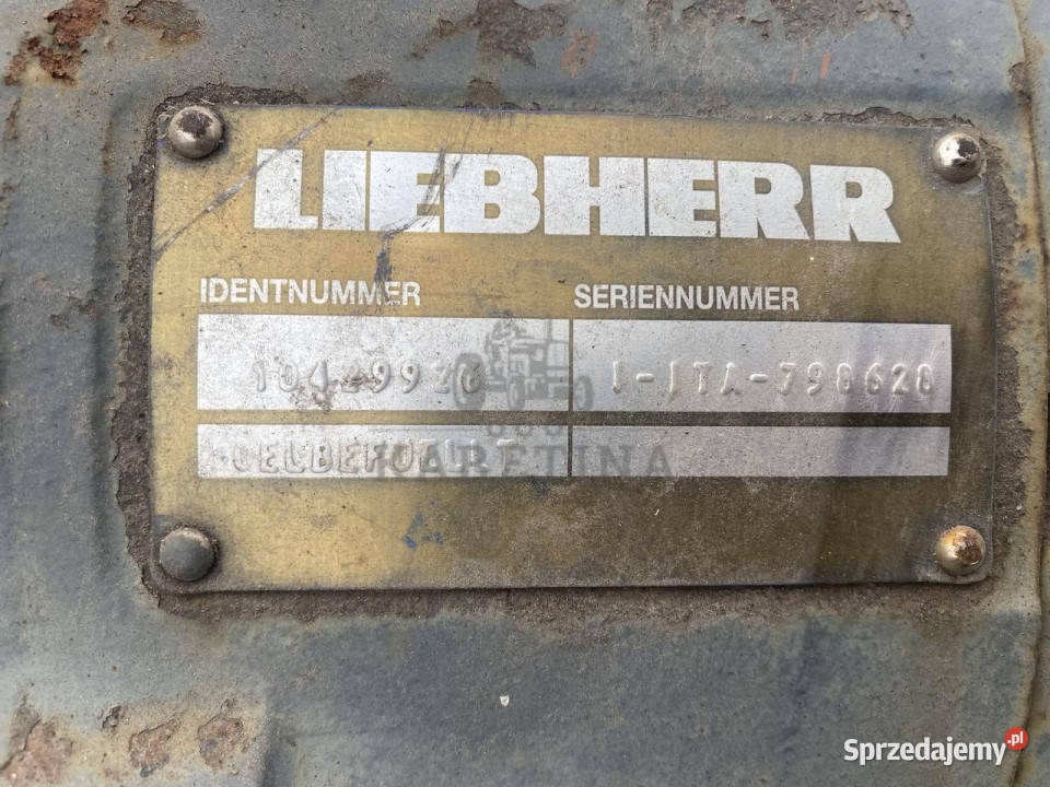 Liebherr A309 CZĘŚCI MOSTU Zwolnica Zwrotnica Jastrzębniki