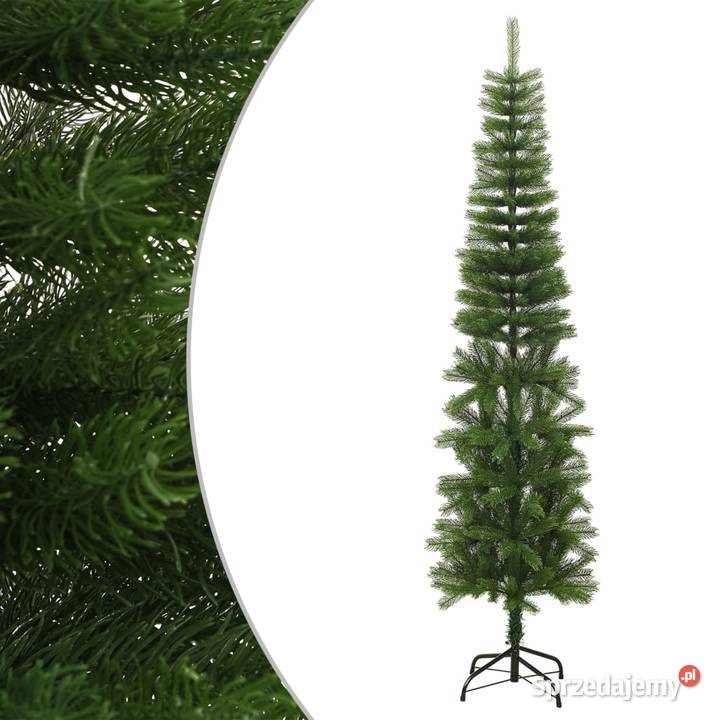 vidaXL Sztuczna smukła choinka ze stojakiem 240 Warszawa