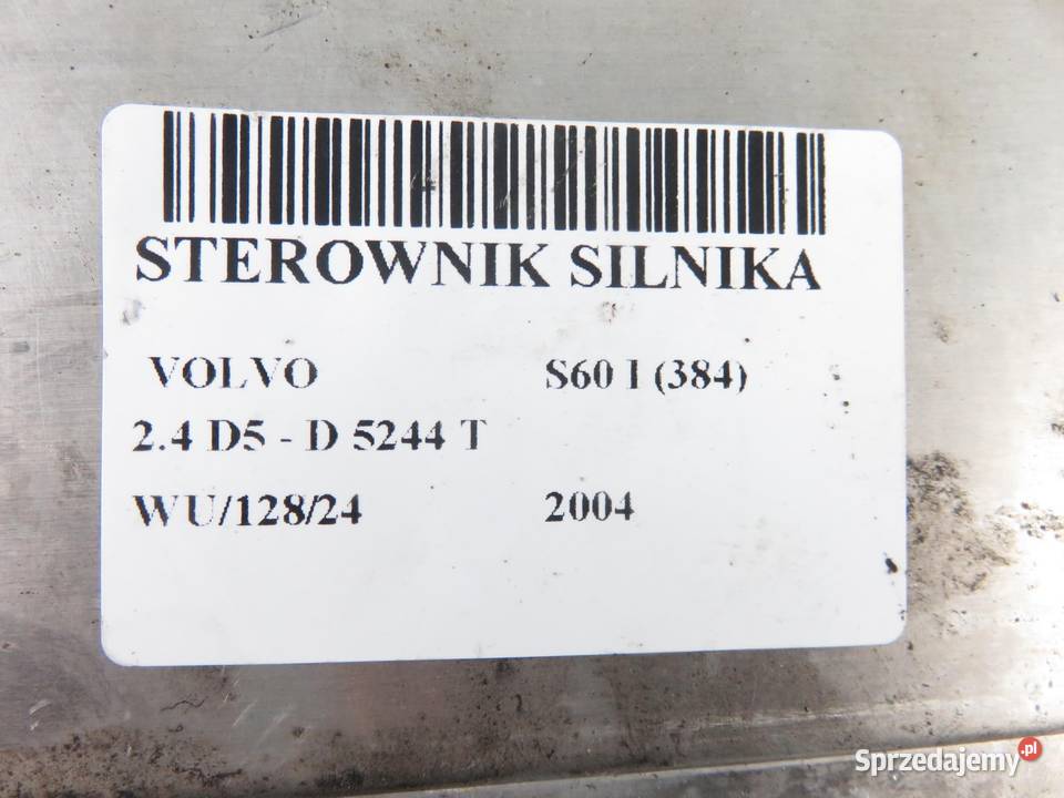 STEROWNIK VOLVO S60 I 384 24 D5 D 5244 T małopolskie