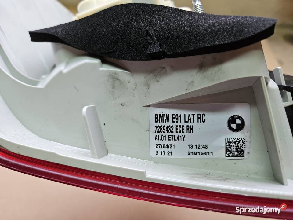 BMW 3 E91 LCI LIFT LAMPA PRAWA TYLNA PRAWY TYŁ Lampy tylne Międzychód sprzedam