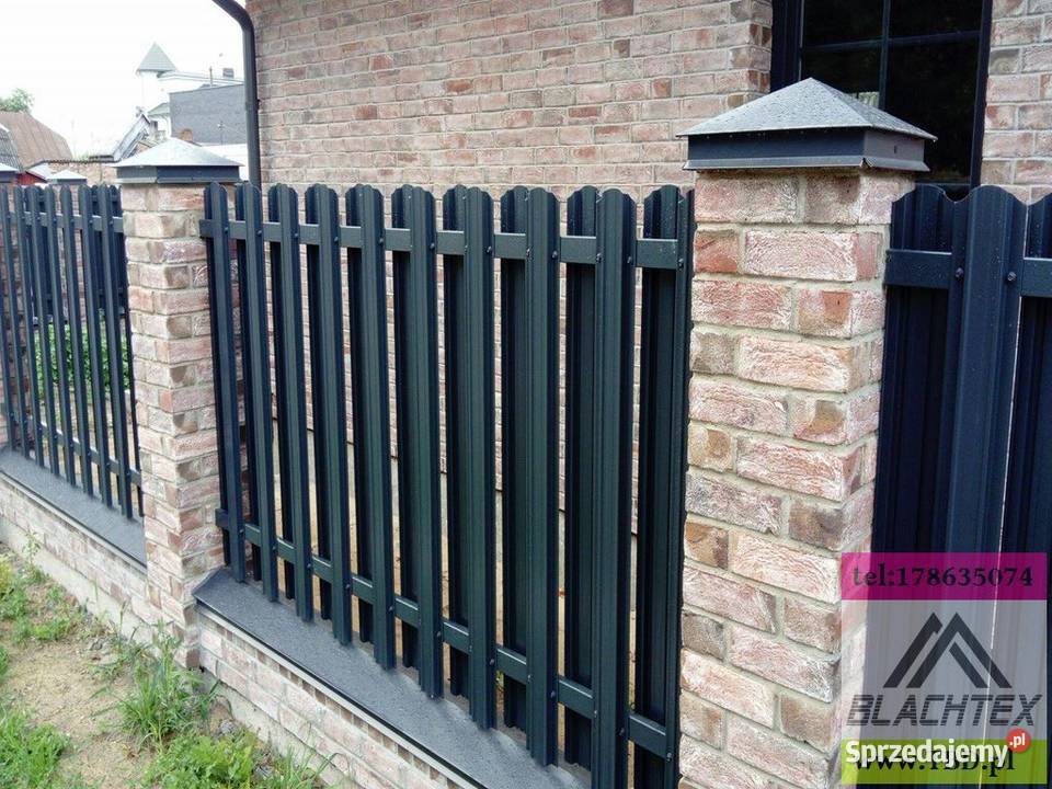 Sztachety metalowe Ogrodzenie poziome Sztachety Limanowa