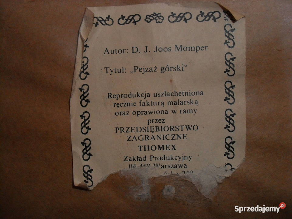 Obraz PEJZAŻ GÓRSKI dolnośląskie