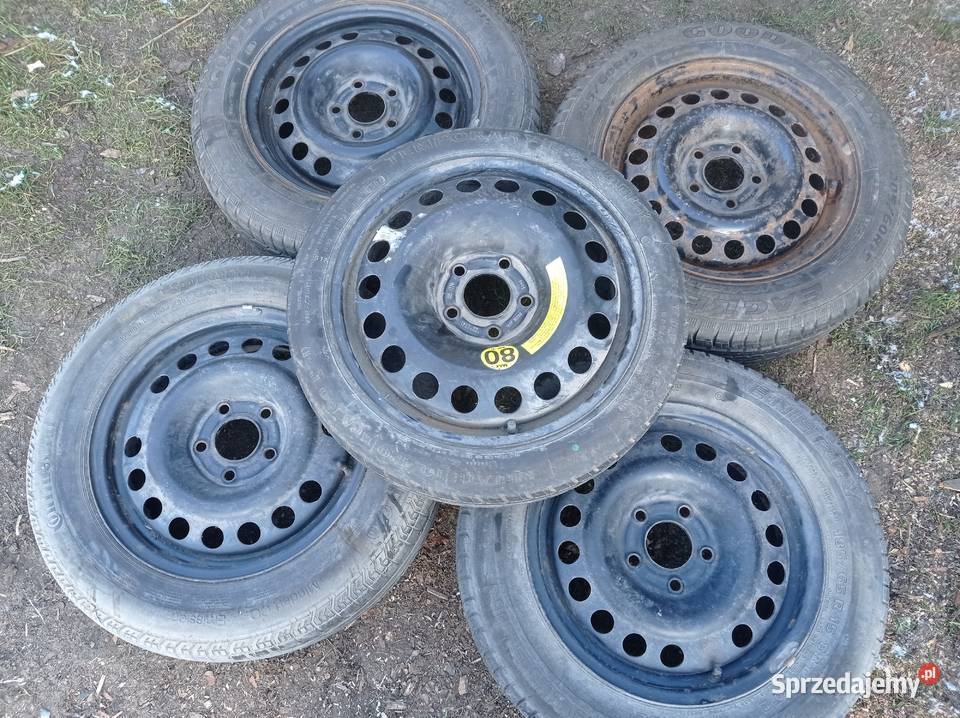 Felgi 15 5x110 opel koło dojazdowe opony 19565 stalowe Górno
