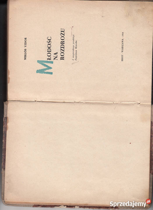 01333 MŁODOŚĆ NA ROZDROŻU MIKLOS VIDOR Czyrna