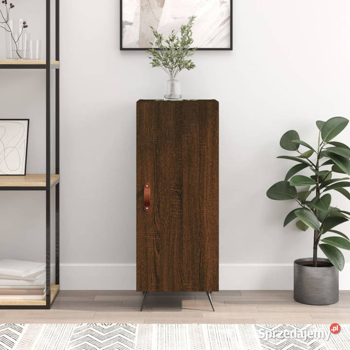Szafka brązowy dąb 345x34x90 materiał
