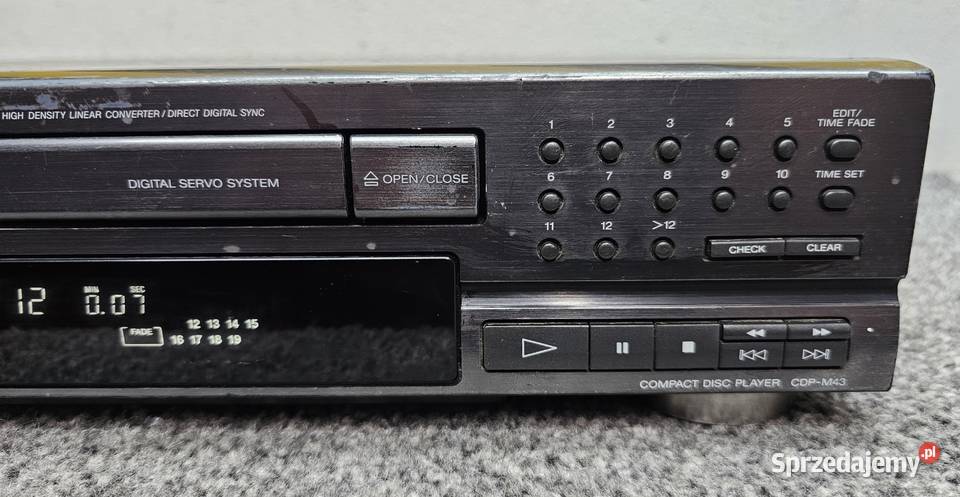 Odtwarzacz płyt Sony CDPM43 czyta płyty wysyłka Kraków