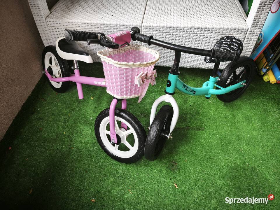 Rowerek biegowy 25 zielony Movino różowy Kettler