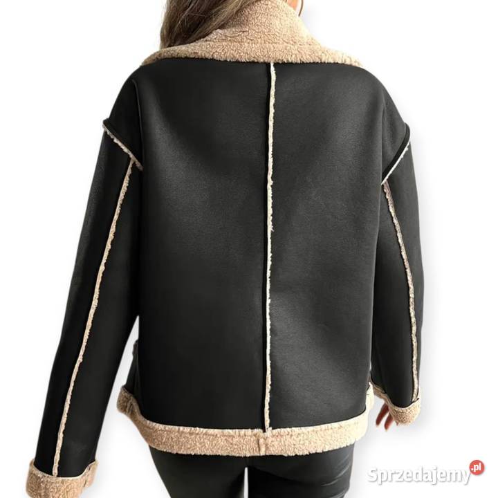 Kurtka ekoskóra ocieplana rozmiar Lbiust 110 Pątnów