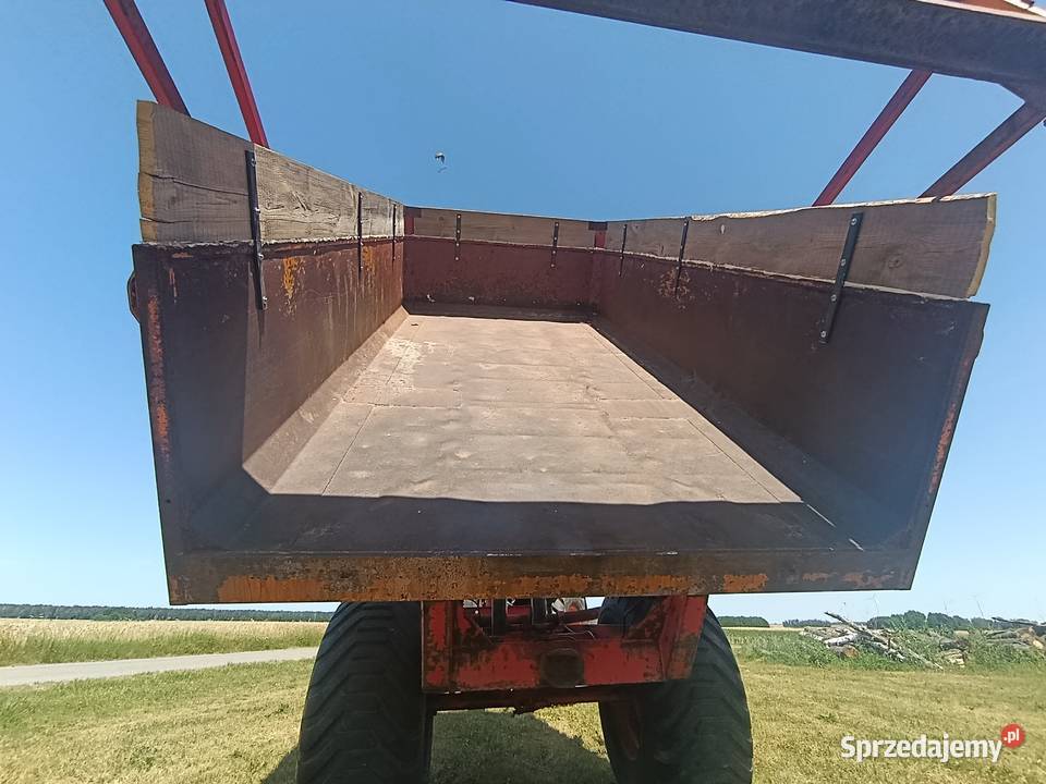 Przyczepa wywrotka skorupa Miedema 8 ton Przyczepy rolnicze Kożuszki