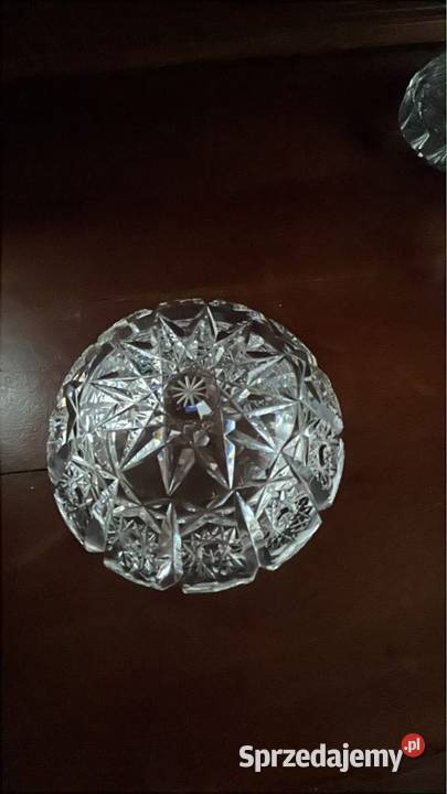 Kryształowa popielniczka Piękna Z czasów PRLu pomorskie
