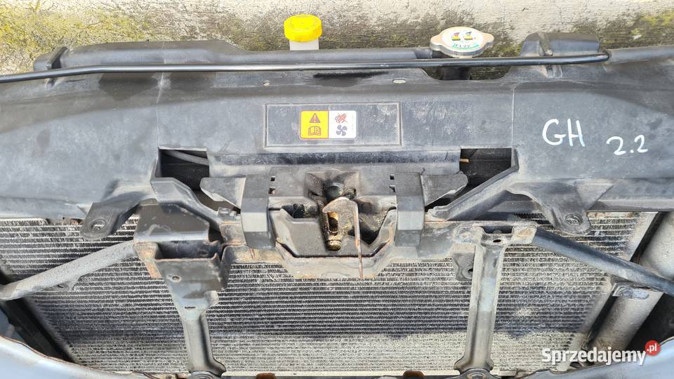 Mazda 6 GH LIFT komplet pas przedni chłodnice dolnośląskie Legnica