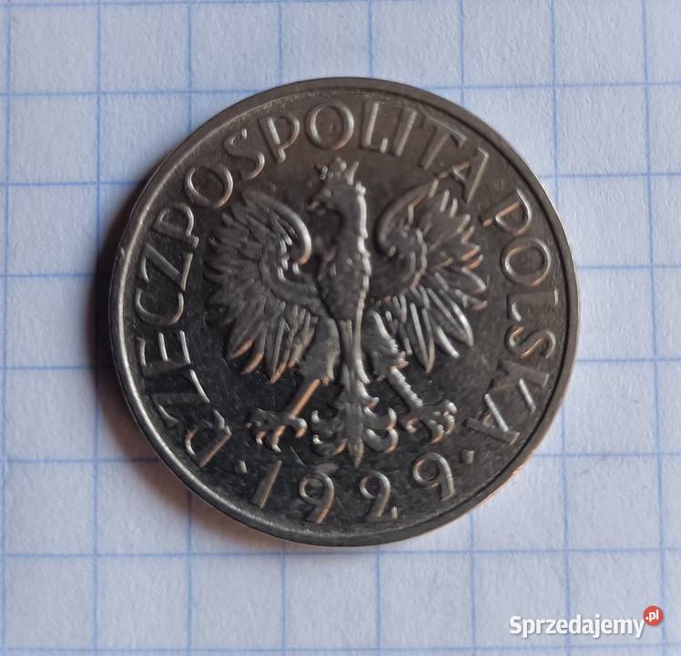 1 ZŁOTY 1929 POLSKA lubelskie Piszczac