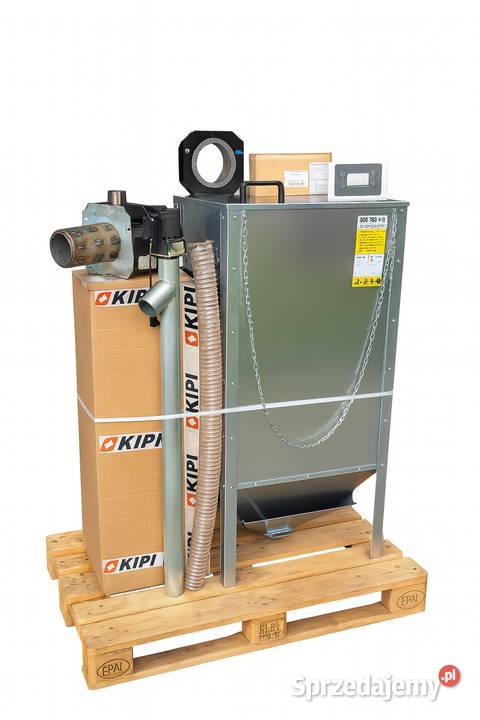Układ spalarka do pelletu Kipi 36 kW zestaw do Kolonia Lisewo