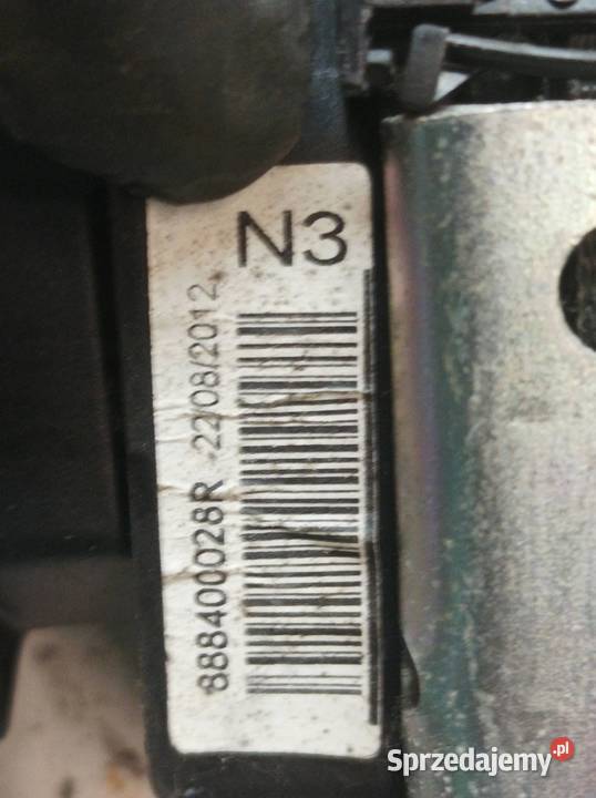 PAS BEZPIECZEŃSTWA PRAWY LEWY ŚRODEK TYŁ II RZĄD