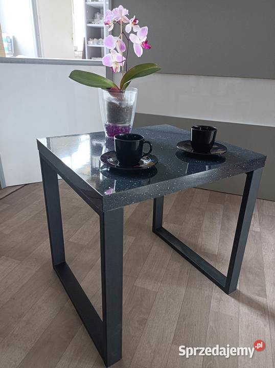 Stolik kawowy z metalowymi nogami podkarpackie Stalowa Wola