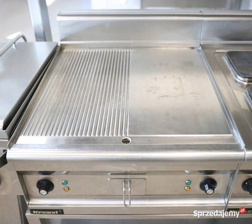 Płyta grillowa elektryczna 12 gładka i 12 Góra