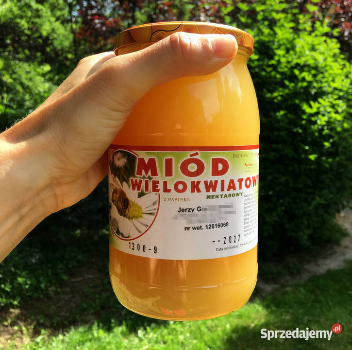 Miód wielokwiatowy wiosenny maj 2024 Kraków małopolskie