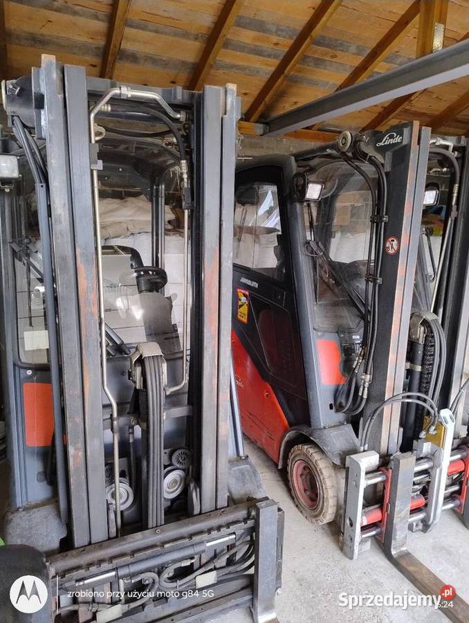 Wózek widłowy Linde h18 lindeh20 gaz Charłupia Wielka sprzedam