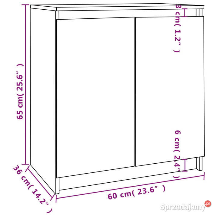 Szafka biała 60x36x65 lite drewno sosnowe Pozostałe Meble mazowieckie Warszawa