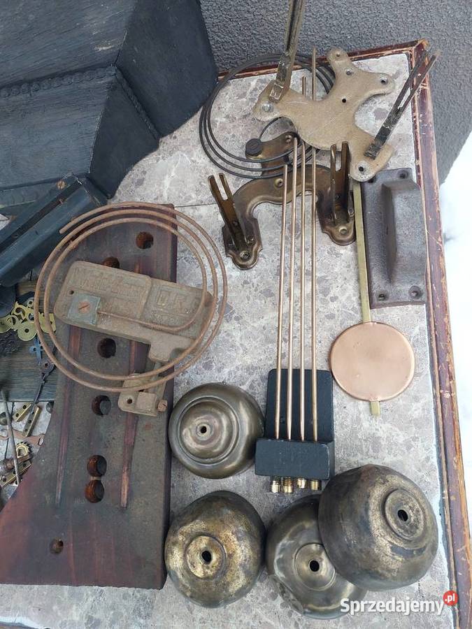 Zestaw części elementów zegarmistrza gongi sprzedam