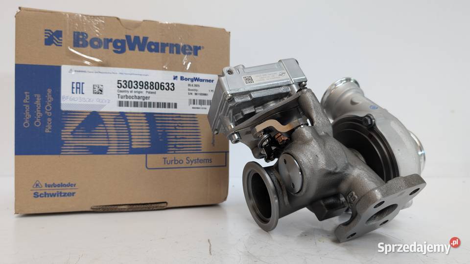 Nowa turbosprężarka BorgWarner 53039700633 Siedlce