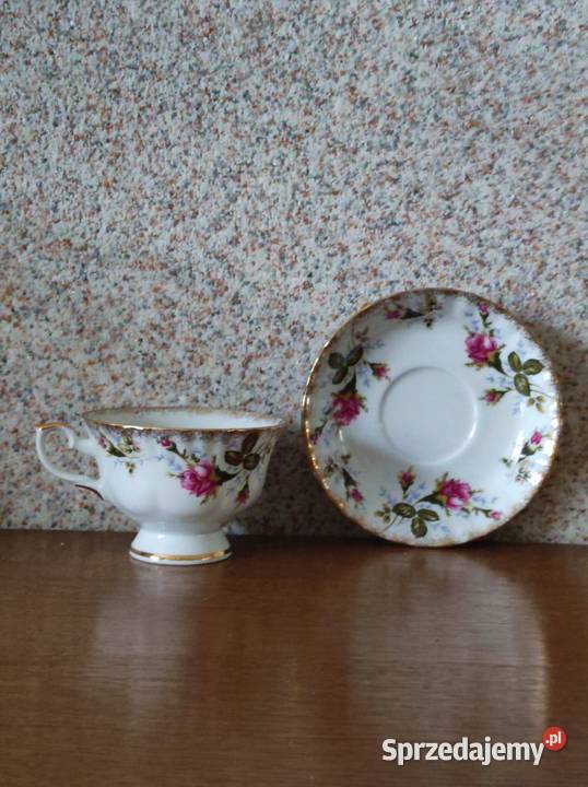 filiżanka ze spodkiem talerzyk Porcelana