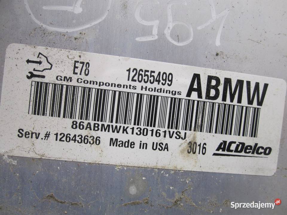 OPEL ADAM 13r komputer sterownik silnika Komputery
