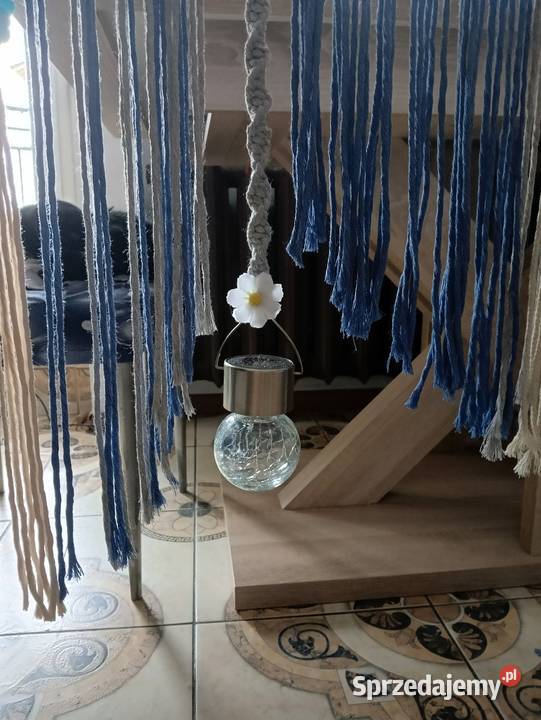 Makrama xl z lampkami solarnymi Bytom