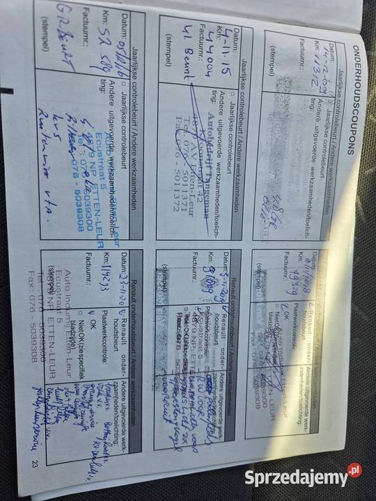 Sprzedam Renault Scenic 16 16 V z 2008r Scenic Hrubieszów