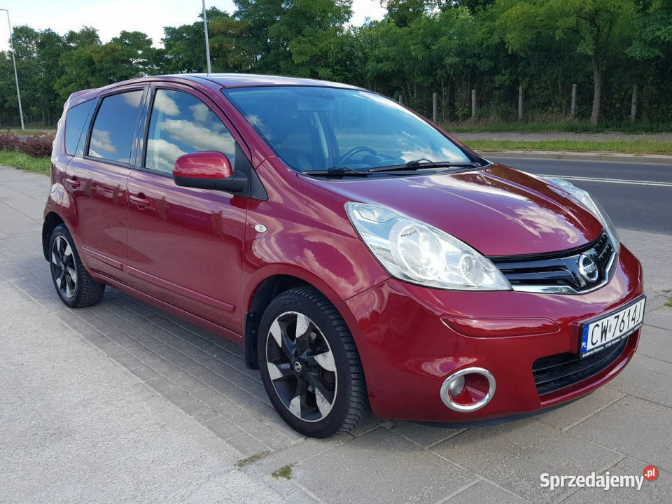 Nissan Note 14 Benzyna Klimatronik Nawigacja elektryczne lusterka