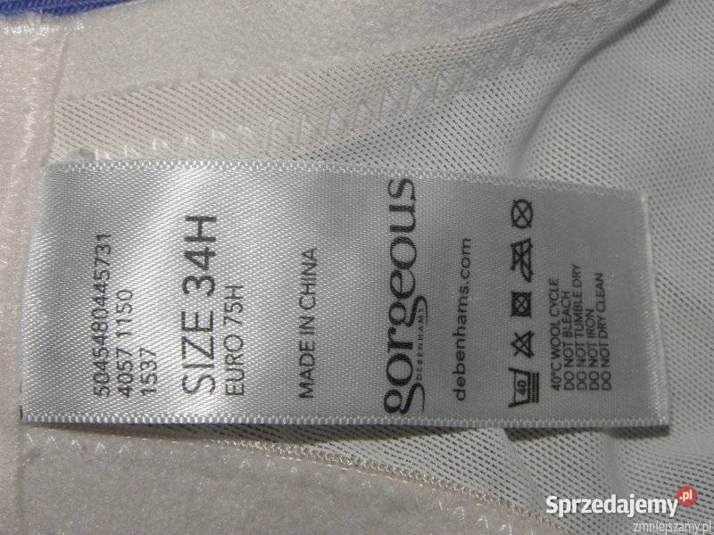 Biustonosz Stanik 34H 75H Debenhams GORGEOUS Siedlce