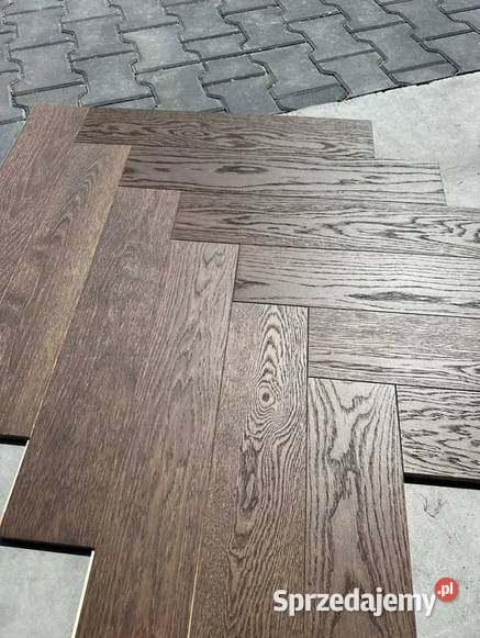 Jodełka klasyczna dębowa 14x120x600 Brown Olej