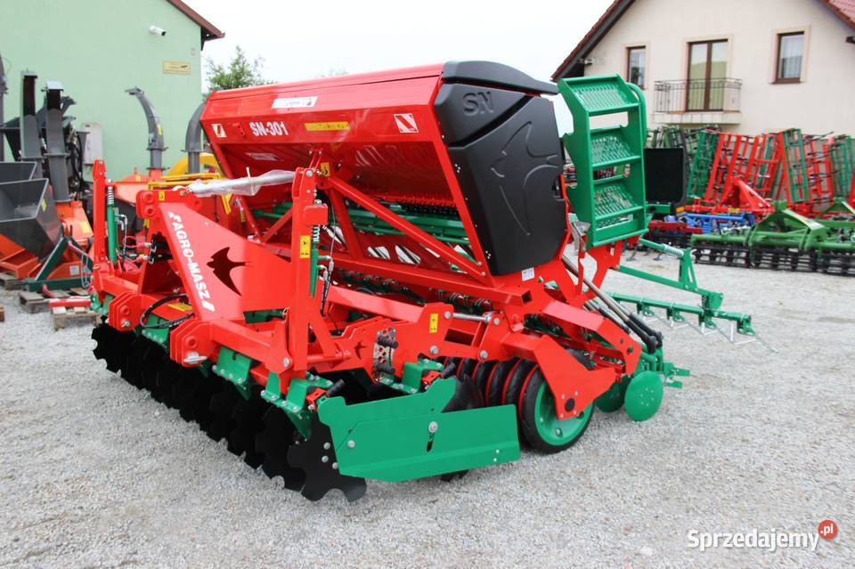 Zestaw siewny Agregat uprawowo siewnik zbożowy Siewniki i sadzarki Rogóźno