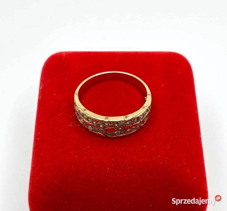 Złoty Pierścionek pr 585 34g R15 Elbląg