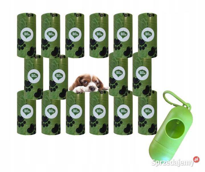 Worki na psie odchody BIO biodegradowalne etui wielkopolskie Poznań