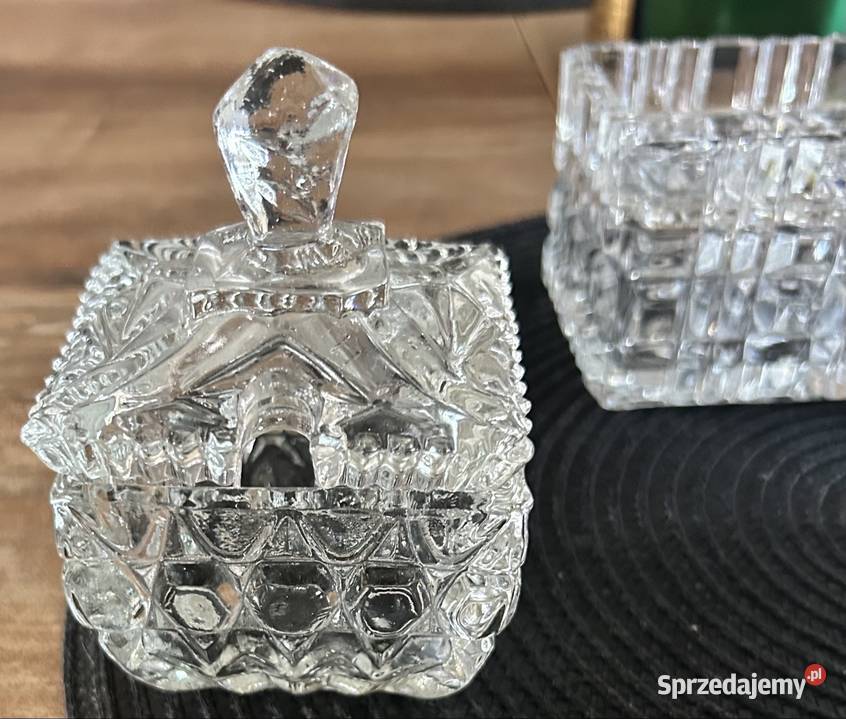 Zestaw kryształów PRL Warszawa