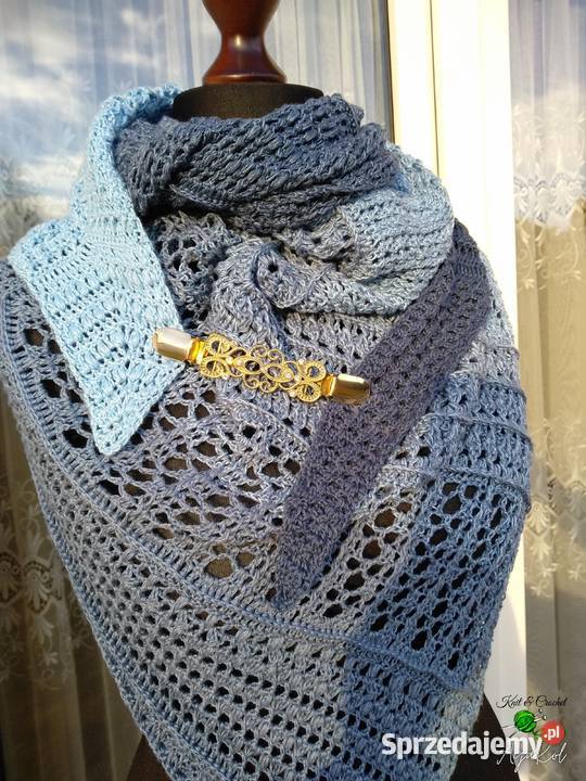 Handmade ręcznie robiona chusta na szydełku Dla kobiet świętokrzyskie Busko-Zdrój sprzedam