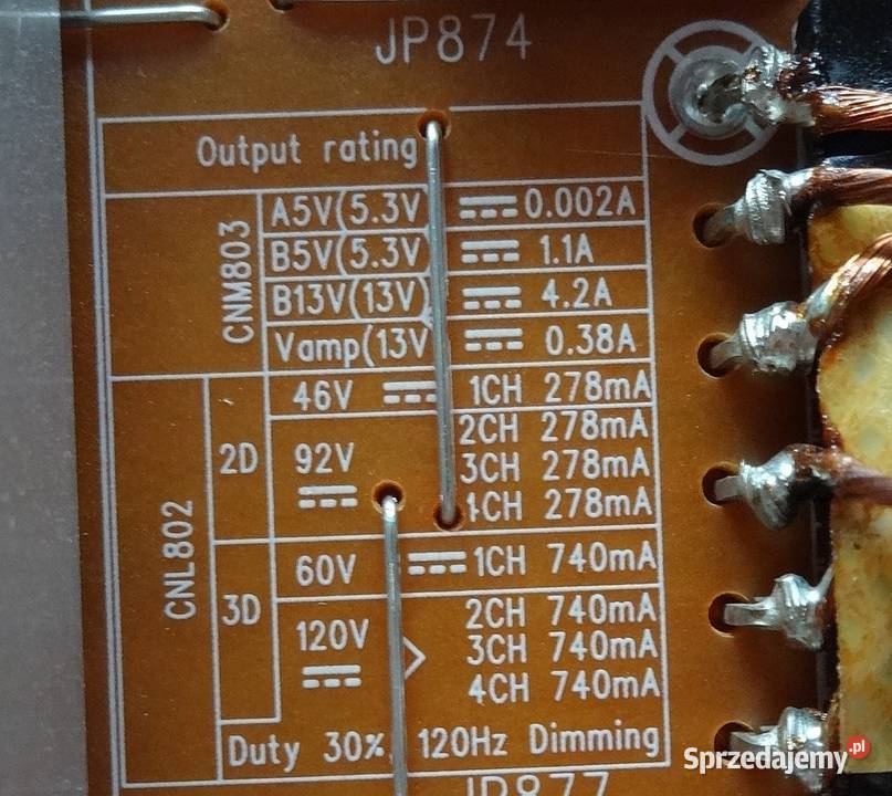 Zasilacz L42X1Q BN4400622B Samsung UE40F6320AW Szczecin