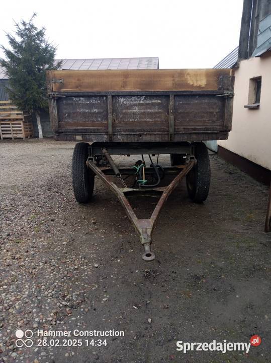 Przyczepa sztywna d46 45 tony Przasnysz sprzedam