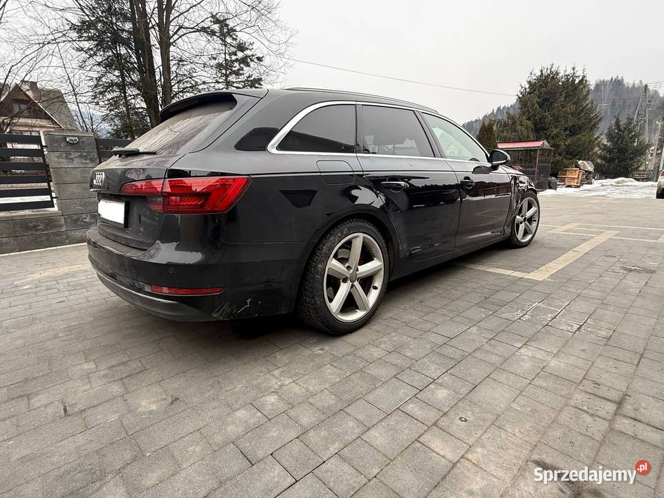 Audi A4 20 TDI 190 STronic SLine 2016 r Panoram małopolskie Bystra Podhalańska