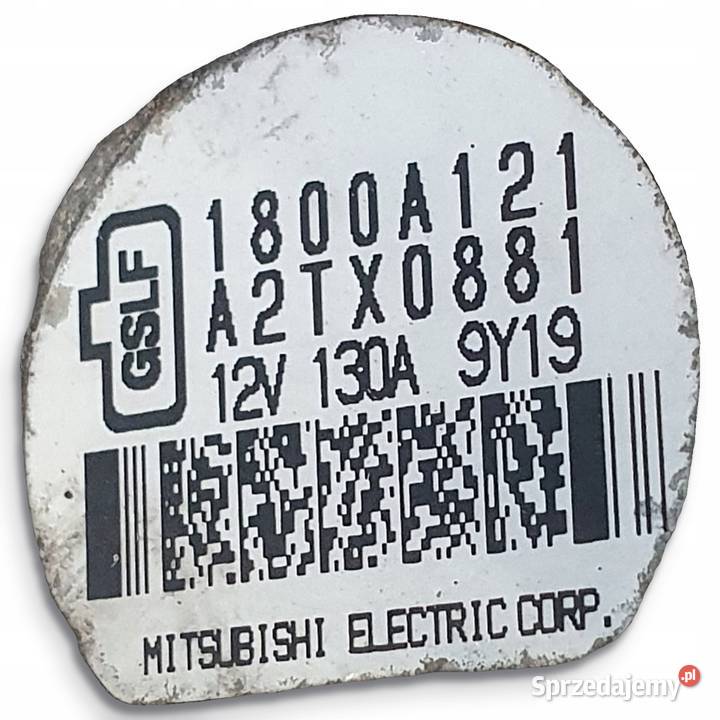 ALTERNATOR Mitsubishi Lancer VIII 18 20 16V osobowe Układ elektryczny silnika