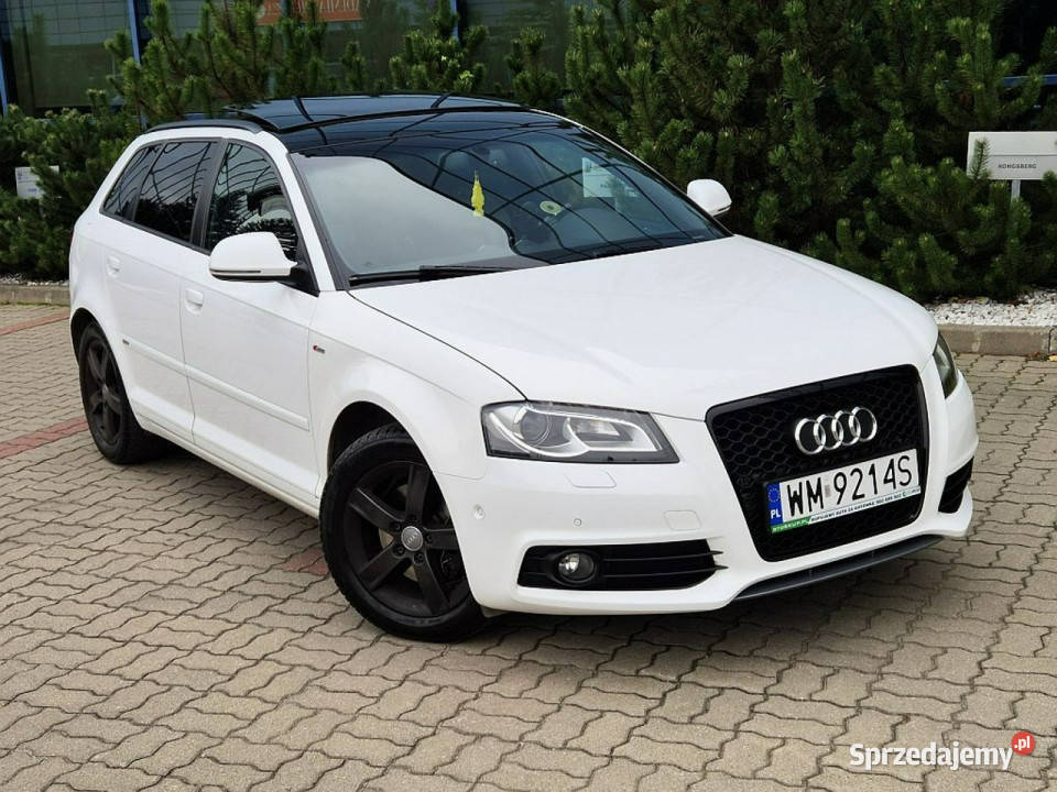 Audi A3 Sportback GWARANCJA SLINE bixenon kamera lakier metallic mazowieckie Warszawa sprzedam