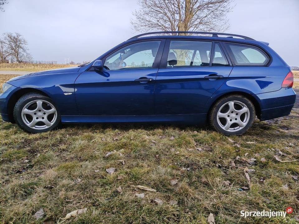 BMW E91 320D 2006r welurowa tapicerka Motoryzacja Kutno