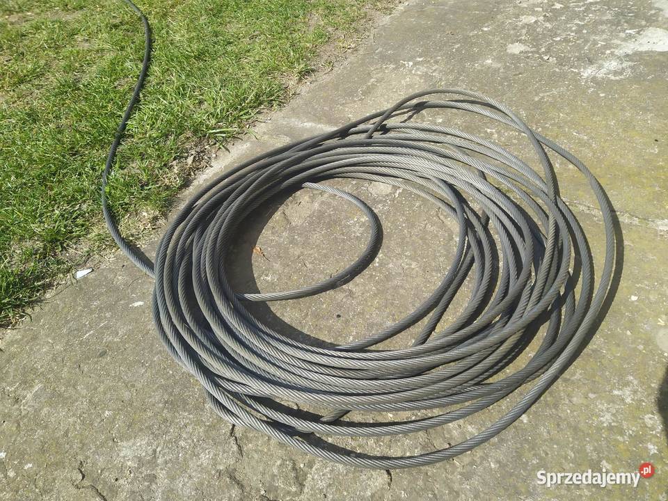 Liny stalowe 10mm na metry wciągarki wyciągarki Wrocław